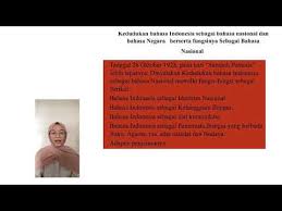 Tugas kedua untuk mata kuliah bahasa indonesia. Tugas Mata Kuliah Bahasa Indonesia Sejarah Bahasa Indonesia Dan Kedudukan Bahasa Indonesia Youtube