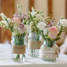 Real Weddings Real Wedding Ideas From Other Couples Floral Wedding Decorations Wedding Table Flowers Wedding Centerpieces Mason Jars