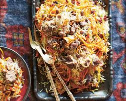 Kabuli palaw or qabuli pulao is a variety of pilaf made in afghanistan and other parts of central asia. Kabuli Palaw Rice With Carrots And Sultanas Traditional Afghan Recipes Sbs Food