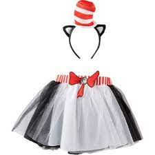 Child Cat In The Hat Costume Accessory Kit Dr Seuss In 2021 Costume Accessories Cat In The Hat Party Costumes