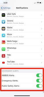 Under the government alerts section, toggle the amber alerts, emergency alerts, and public safety alerts options on or off to enable or. How To Turn On Emergency Alerts On An Iphone In 4 Steps