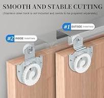 Amazon.com: Sliding Closet Door Hardware Set, 4 Pack Sliding ...