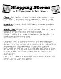 Be careful don't break the leaf. Stepping Stones Strategy Game By Mmmathmania Teachers Pay Teachers