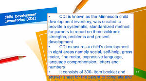 Image result for Minnesota Child Developmental Inventory