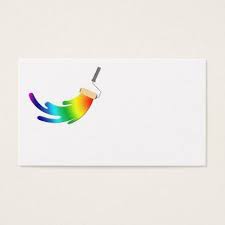 Why make business cards with adobe spark? Blank Painting Company Business Card Logo Zazzle Com Company Business Cards Business Card Logo Business Cards