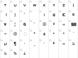 Download Free Eyechart Bold Font Dafontfree Net