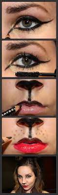 Easy Cat Makeup Simple Cat Makeup Cat Halloween Makeup Halloween Costumes Makeup