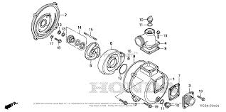Honda Wb30xt2 A Water Pump Tha Vin Wact 2000001 To Wact 2999999 Parts Diagram For Casing Impeller Wb30xk2 Xt2 Xt3
