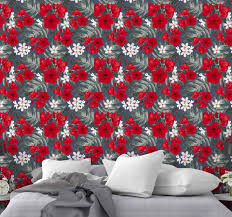 Free for commercial use no attribution required high quality images. Floral Pattern Wedding Wallpaper Tenstickers