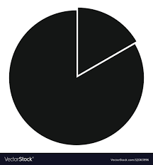 business pie chart icon simple style