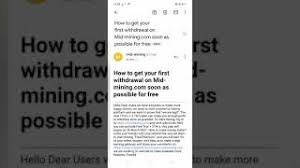 A peaceful money revolution in the making. Mid Mining Update As Of March 28 2021 Legit Or Scam Youtube