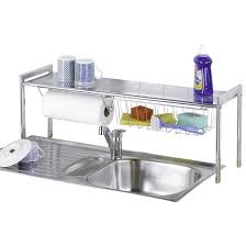 Cette Etagere Pratique Permet De Valoriser L 39 Espace Jusqu 39 A Present Inutilise Derriere L 39 Evier Etagere Cuisine Porte Essuie Tout Rangement Cuisine