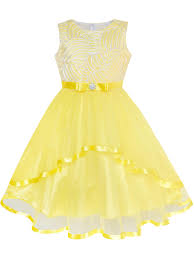 Maybe you would like to learn more about one of these? Annalin Yellow Tulle With Sunflower Belt Flower Girl Dress For Wedding Party Kids Prom Dress Clothing Accessories Dresses Urbytus Com