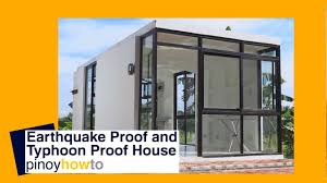 Buildings are basically designed to support a vertical load in order to support the walls, roof and all the stuff inside to keep them standing. How To Build An Earthquake Proof And Typhoon Proof House Pinoyhowto Youtube