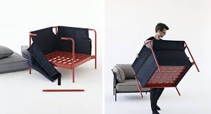 The sofa itself is easy to transport and. The Can Flat Pack Sofa By Studio Bouroullec For Hay