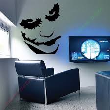جديد كبير الجوكر هيث ليدجر بات ملصق فنون جدارية للأطفال غرفة نوم الأطفال Wall Art Stickers Kids Bedroomheath Ledger Batman Aliexpress