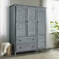 100% solid wood grand wardrobe/armoire/closet by palace imports, 5 colors. Solid Wood Armoires Wardrobes You Ll Love In 2021 Wayfair