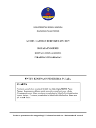 Check 'pengetua' translations into english. Peraturan Pemarkahan Soalan Percubaan 2019 Vocabulary Punctuation