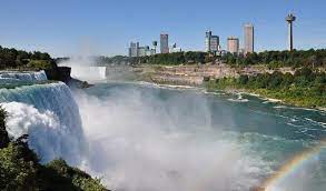 Niagara falls is 75 miles (120 km) southeast of toronto and 17 miles northwest of buffalo, new york. Niagara Falls Introduction Walking Tour Self Guided Niagara Falls Ontario