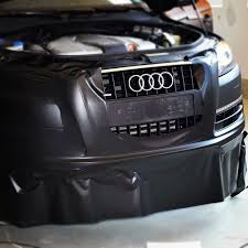Folierung Car Wrapping Eines Audi Q7 In Schwarz Matt Hexis Schwarz Matt Folierung Schwarz