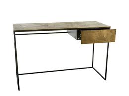 Schreibtisch oder konsole ab 199,99€. Schreibtisch Antique Shine Von Pols Potten Schwarz Gold Metall Made In Design