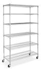 6-Tier Wire Shelf with Castors For Living