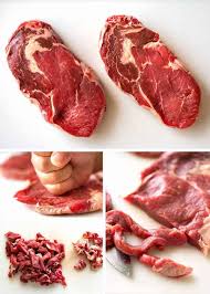 Brought some flap sirloin tip steaks that are very thin. Beef Stroganoff Recipetin Eats