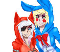 I'm using it for random.org , so that's why it's just a mess. Foxy And Bonnie Girls Fnaf Fnaf Anime Fnaf Bonnie
