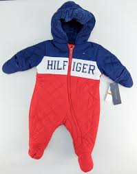 Tommy Hilfiger Baby Boys Snowsuit One Piece Pram Red White Blue Size 0 3 Months Tommyhilfiger Snowsuit Every Tommy Hilfiger Baby Baby Boy Snowsuit Snow Suit