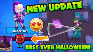 These are the close range, mid range, long range, assassins, throwers, supports, and healers. New Brawler Emz Halloween Update Fully Explained In Hindi Youtube