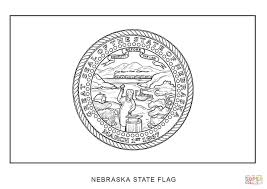 Color the syringa flower white with a yellow center and green leaves. Flag Of Idaho Coloring Page Free Coloring Library