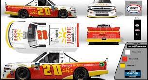 Starting in 2020, it will be known as the nascar gander rv & outdoors after being the camping world truck series since 2009, it was renamed the gander outdoors truck series in 2019. 2019 Gander Outdoors Truck Series Team Chart Chart Walls