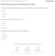 We've got 11 questions—how many will you get right? Christmas In Germany Quiz Worksheet For Kids Study Com