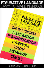 Figurative Language Flipbook Figurative Language Flip Book Figurative Language Teaching Figurative Language