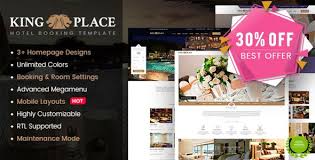 Kingplace Luxury Hotel Resort Spa Booking Wordpress Theme Resort Spa Luxury Hotel Hotel Place