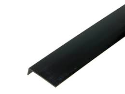 Pour habiller la lambourde dans le sens longitudinal (lames transversales), fixer la cornière sur la lambourde. Arcansas Corniere 1m 40x10 Mm Pvc Noir Hubo