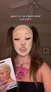 Rob Bank Mask Makeup Trend