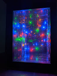 Infinity Light Illusion Multi Color Star Field Diorama Etsy In 2020 Infinity Lights Colour Star Book Nooks