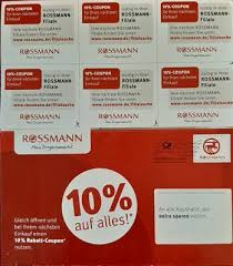 6 X Coupon Gutschein Rossmann 10 Rabatt Auf Alles Gultig Bis 31 12 2020 Eur 1 00 Picclick De