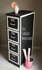 File Cabinet Makeover With Chalkboard Paint File Cabinet Makeover Craft Room Filing Cabinet
