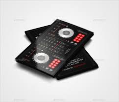 19 Dj Business Cards Free Premium Psd Eps Illustrator Downloads