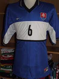 Slovakia Football Shirt 1997 Football Shirts Football Tshirts Shirts