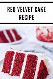 Red Velvet Cake Recipe In 2020 Red Velvet Cake Recipe Cake Recipes Easy Homemade Cake Recipe With Sour Cream