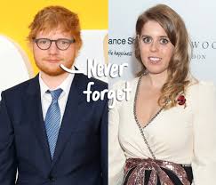 Ed sheeran was born on february 17, 1991 in yorkshire, england as edward christopher sheeran. Wait Princess Beatrice Really Did Stab Ed Sheeran In The Face Perez Hilton