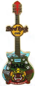 Hard rock cafe bali, the international chain of hard rock cafe. Hard Rock Cafe Bali City Tee Guitar Pin 2014 Beautiful Indonesia