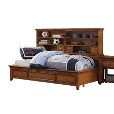 No matter your style, you're sure to find design ideas that will inspire your next bedroom makeover. Acme 30550t Lacey Cherry Oak Finish Wood Twin Day Bed Storage Drawers Shelves