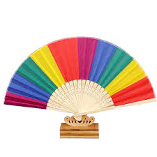 Rainbow Fan Cheap Hand Held Fanthemed Parties Decoration Fan Buy Decoration Fan Parties Decoration Fan Cheap Hand Held Fan Product On Alibaba Com