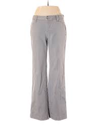 Details About Eddie Bauer Women Gray Casual Pants 8