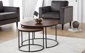Our living room cocktail tables are available in wood and wrought iron. Santos Round Nesting Coffee Table Coffee Tables