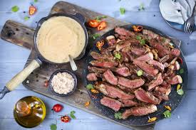 That's where a sauce comes in. Fillet Steak Chargrilled On The Braai Served With A Creamy Peppercorn Sauce Food Lovers Market